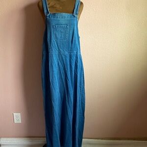 DIRECTIVES Casual Blue Denim Overall Dress